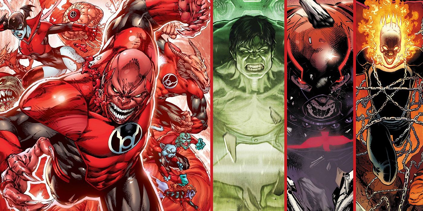 Hulk, Juggernaut, and Ghost Rider could become Red Lanterns
