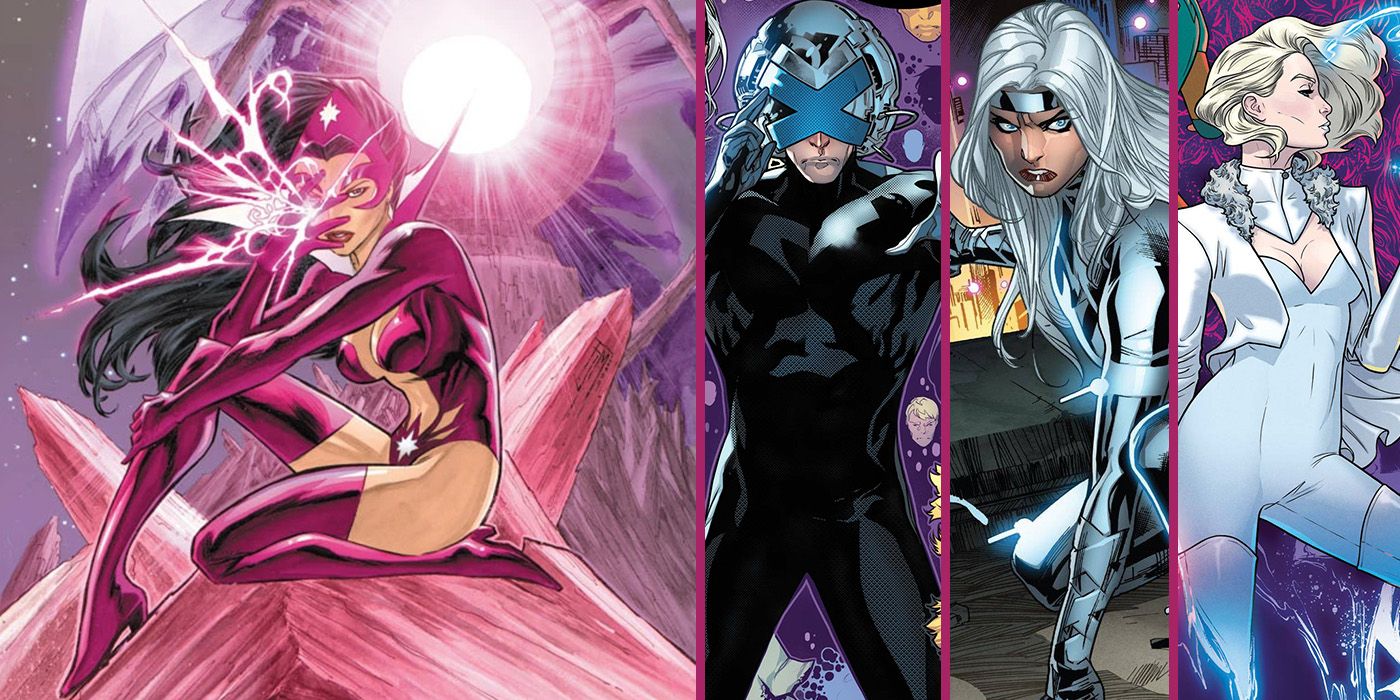 Professor Xavier, Silver Sable and Emma Frost become Star Sapphires