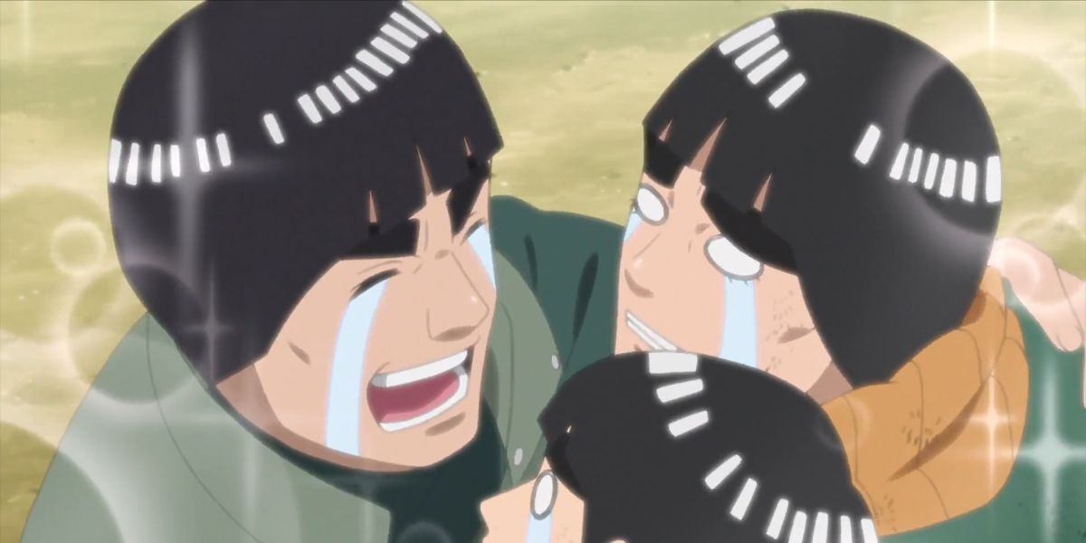 Might Guy, Metal Lee, and Rock Lee from Boruto