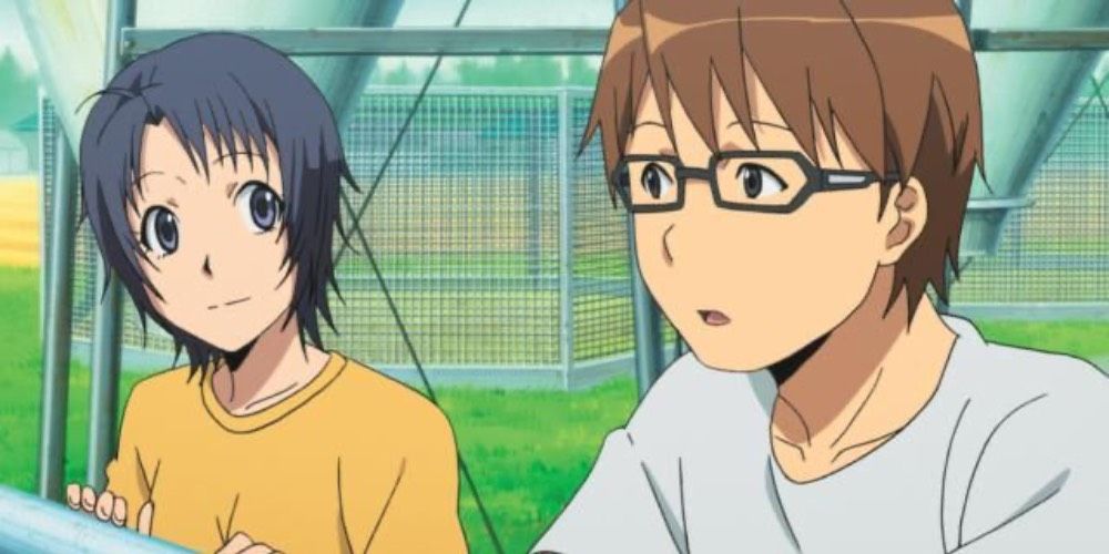 Aki Mikage and Yuugo Hachiken from Silver Spoon
