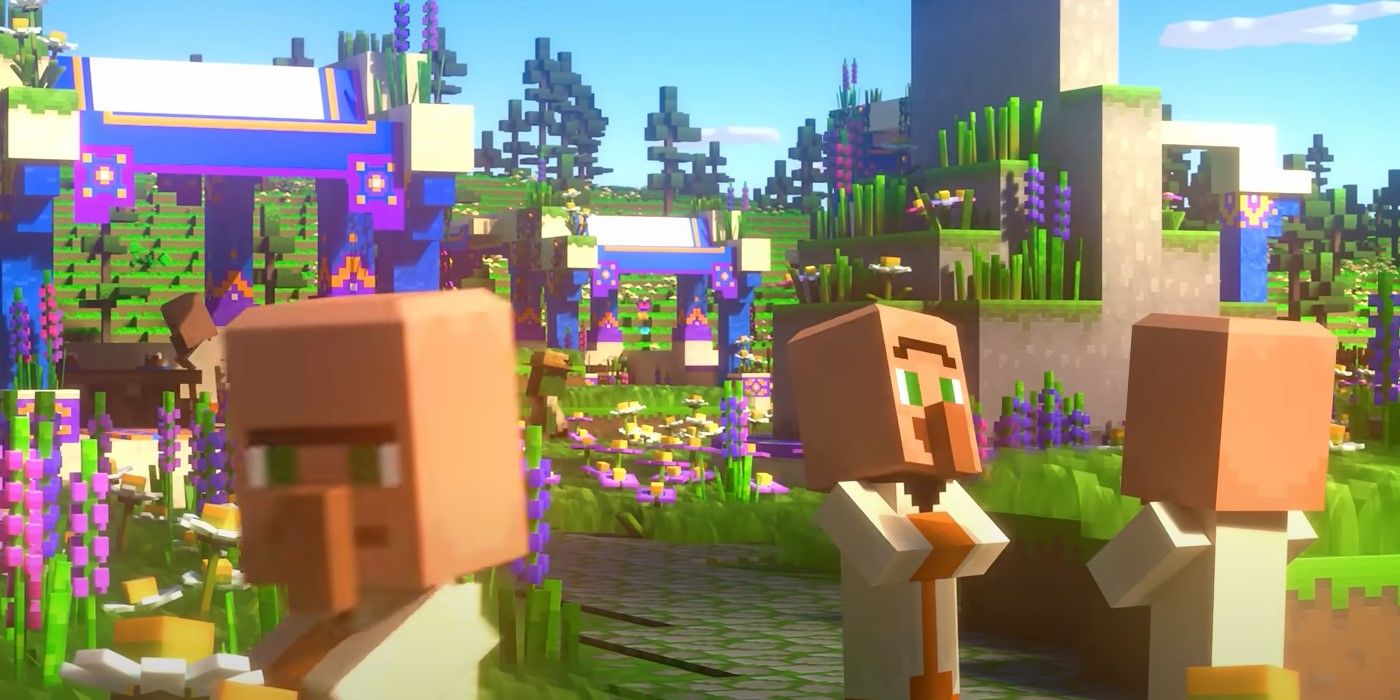 Les Villageois De Minecraft Legends Parlent Entre Eux