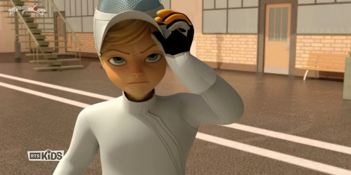Adrien looking Angry in Miraculous Ladybug 