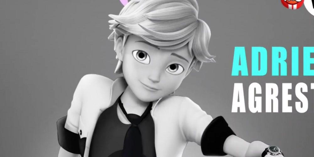 Adrien Agreste on the cover of a magazine in Miraculous Ladybug