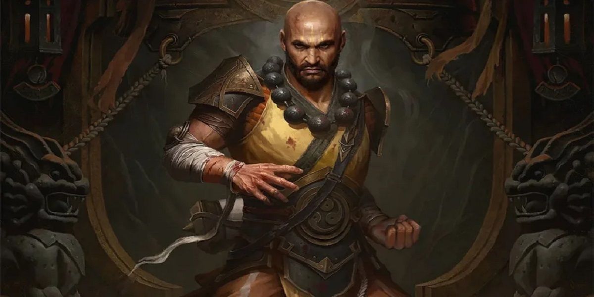 An image featuring the Monk Class in Diablo Immortal.