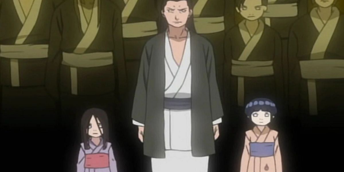 Naruto Hinata Hanabi And Their Father