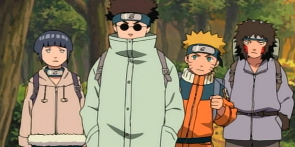 Naruto Hinata Shino And Kiba