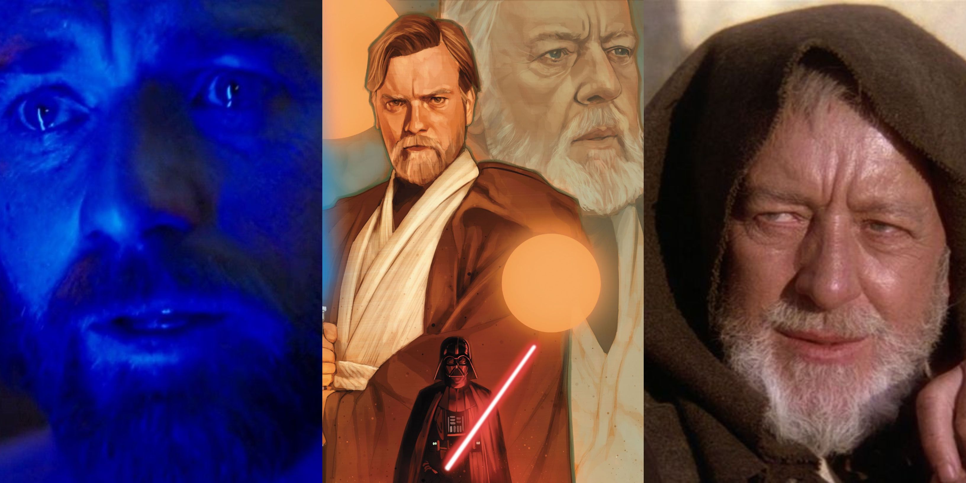 Obi-Wan Triptych