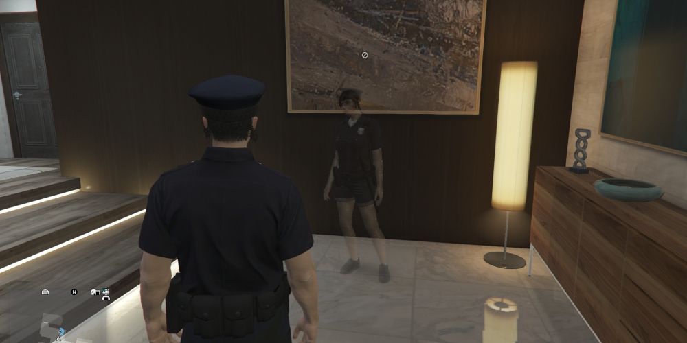 A player with Passive Mode turned on in GTA Online