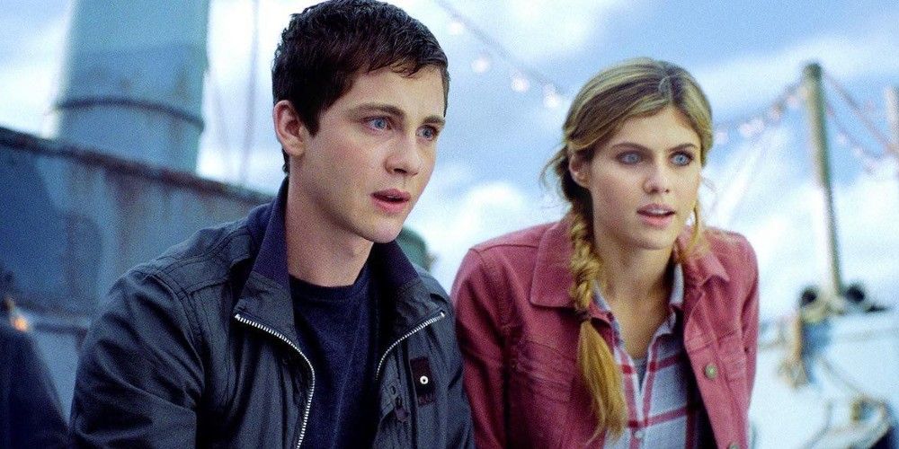 Percy Jackson e Annabeth Chase nos filmes de Percy Jackson