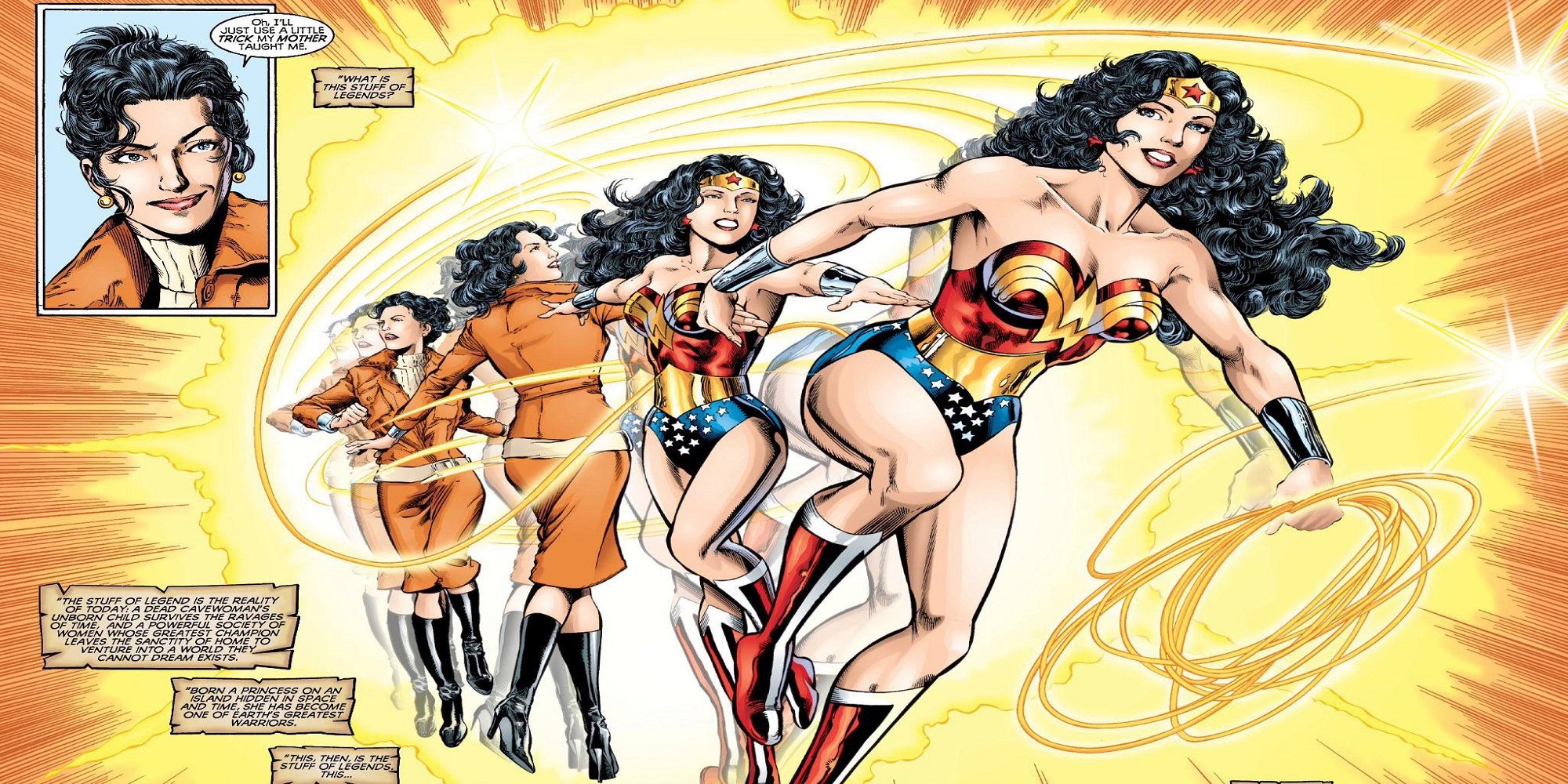 Diana Prince Transforms Into Wonder Woman