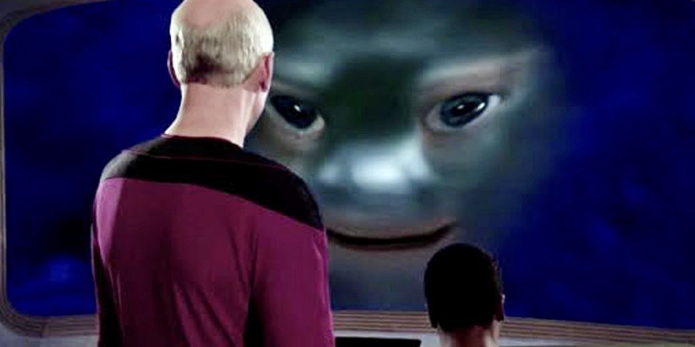 Picard talking to Nagilum in Star Trek