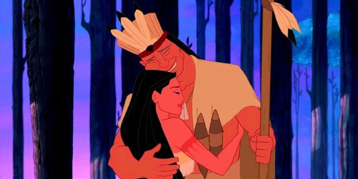 Pocahontas and Chief Powhatan Disney