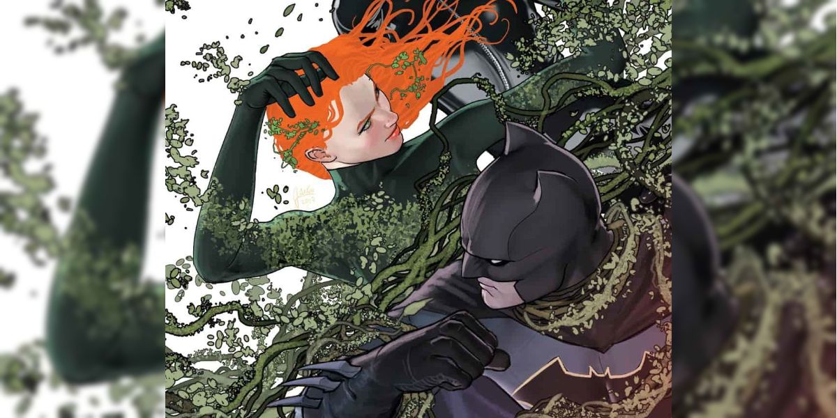 Poison Ivy in Batman comic book cover