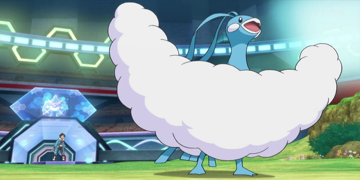 Altaria sings a song in Pokémon anime.