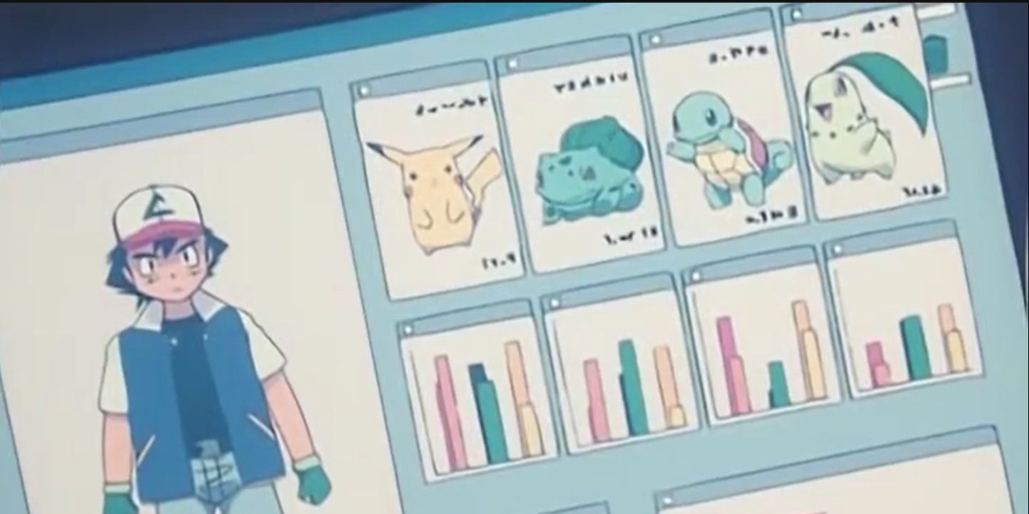 Pokemon Ash's data