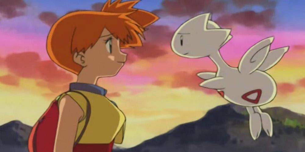 Misty et Togetic dans l'anime Pokémon