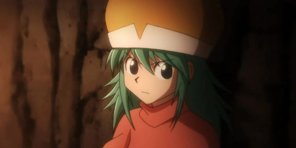 Ponzu stuck in a cave during the Hunter Exam in Hunter x Hunter.