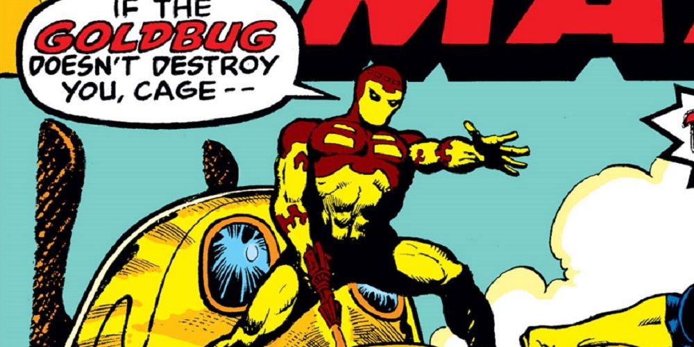 Power Man 41 cover art with Goldbug