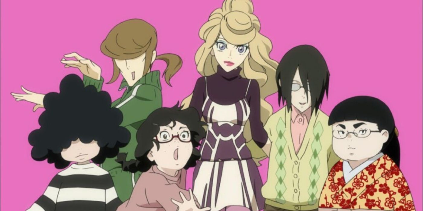 Princess Jellyfish anime - image of the main cast