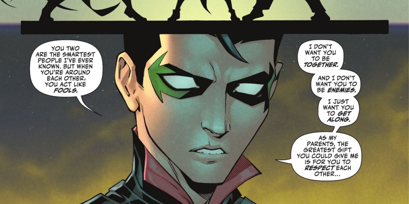 Robin Damian Wayne Is More Mature Than His Parents Batman and Talia