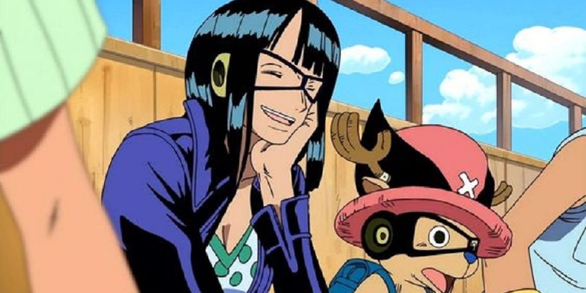 Robin and Chopper in One Piece.