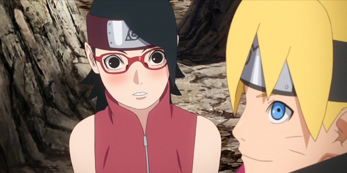 Sarada e Boruto de Boruto.