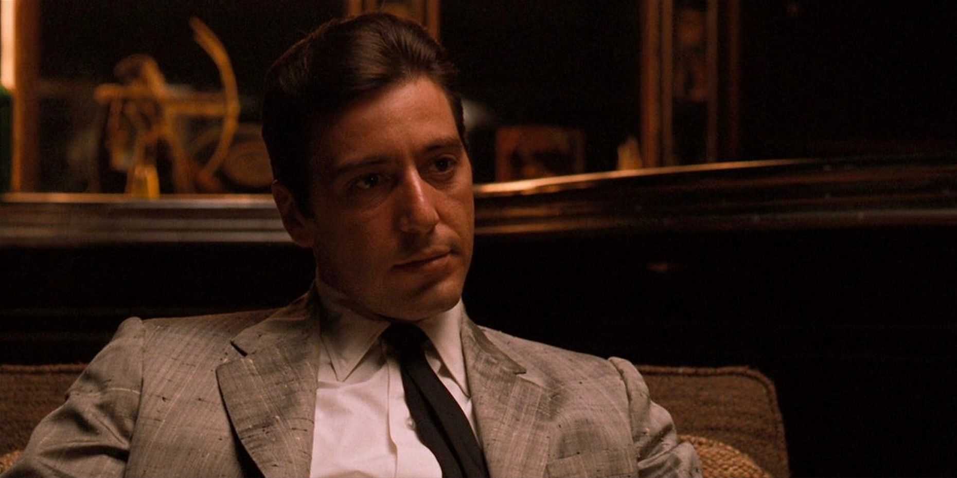 THE GODFATHER PART II 2 - AL PACINO SITTING IN CHAIR