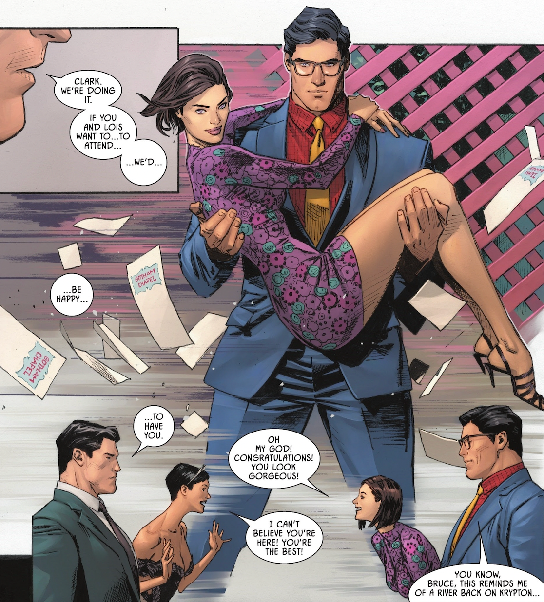 Superman and Lois Lane Hold a VERY Special Role in Batman and Catwoman’s Marriage