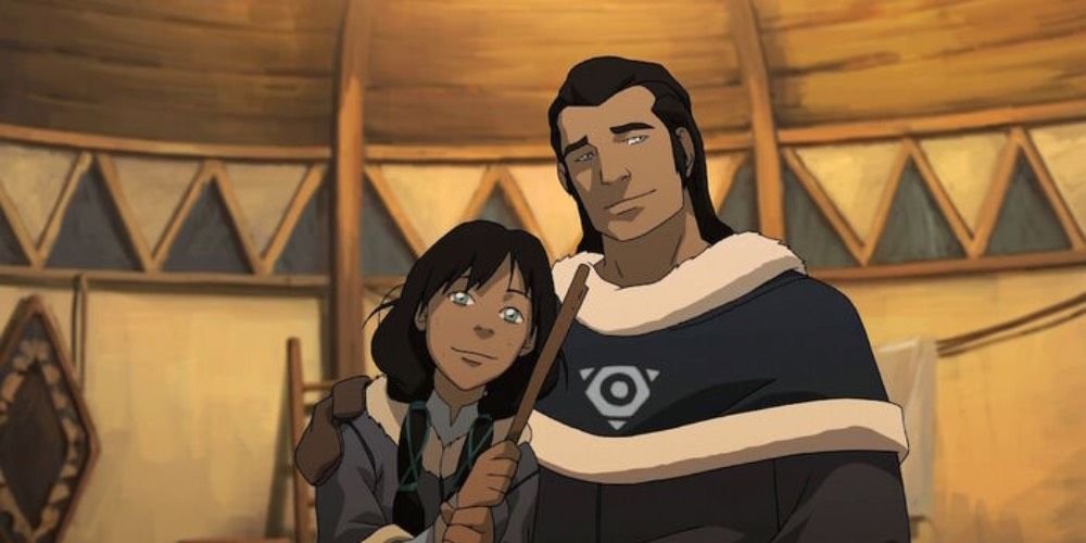 Senna e Tonraq de A Lenda de Korra