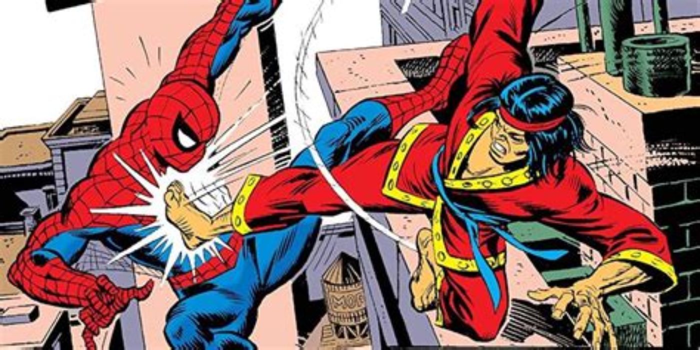 Shang-Chi Kicks Spider-Man in Marvel Comics