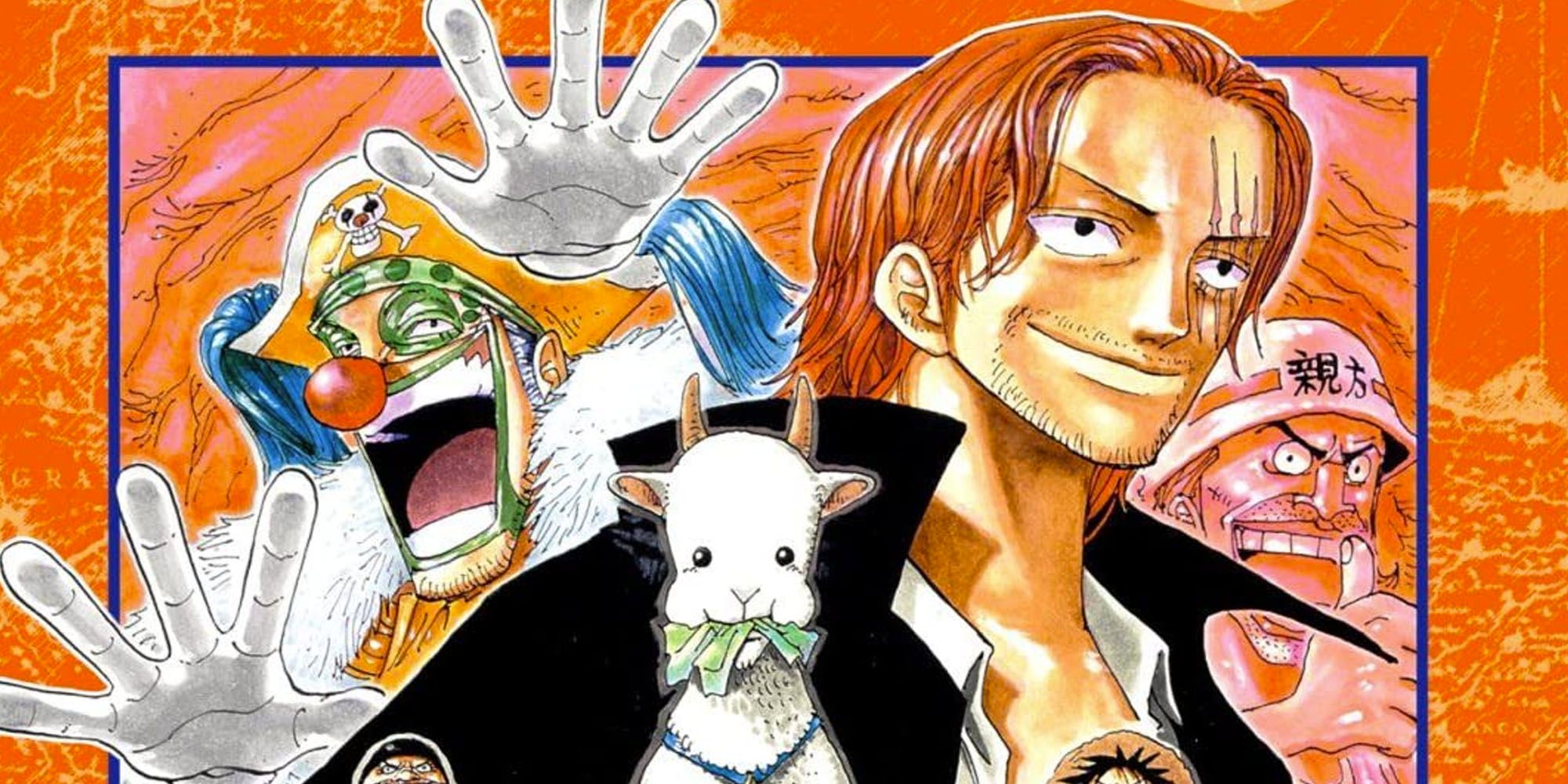 Shanks and Buggy One Piece image from official Viz Website