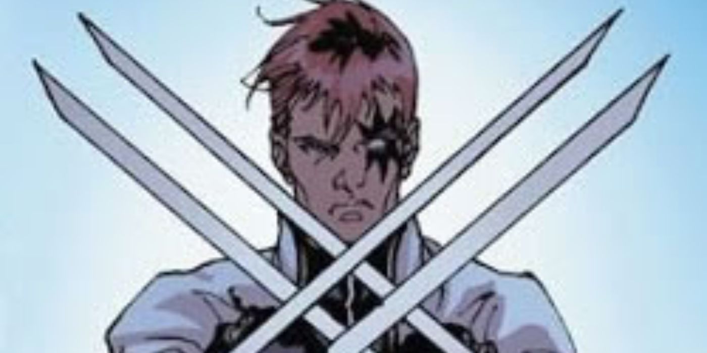 Shatterstar crosses his two-bladed swords in Marvel Comics