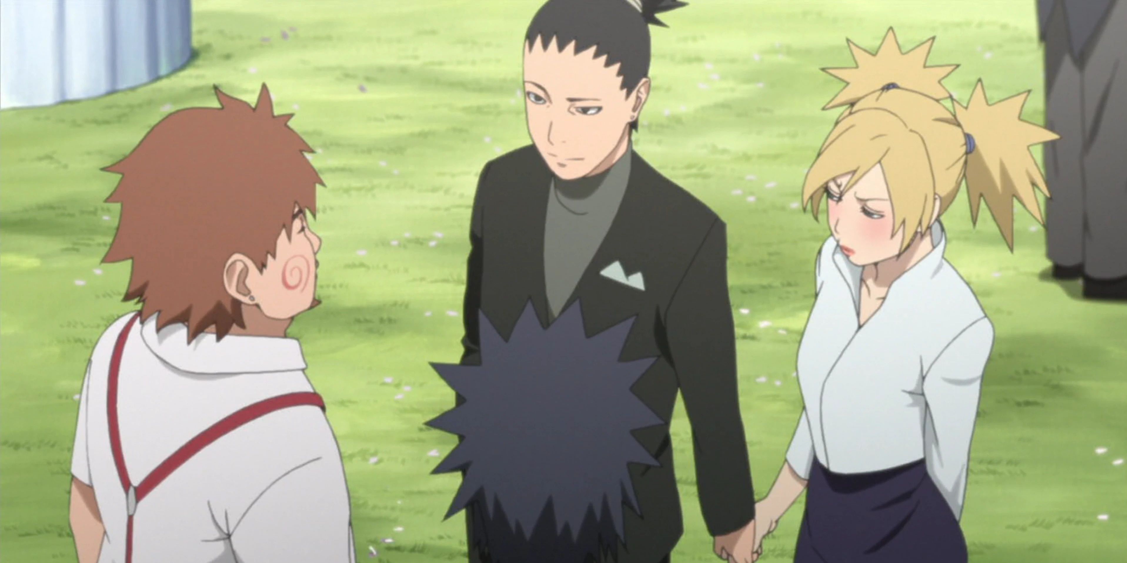 Shikamaru taking Temari as his date to Naruto's wedding