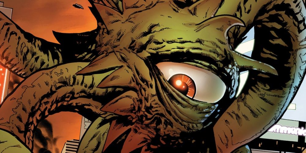The one-eyed demon Shuma Gorath from Marvel comics