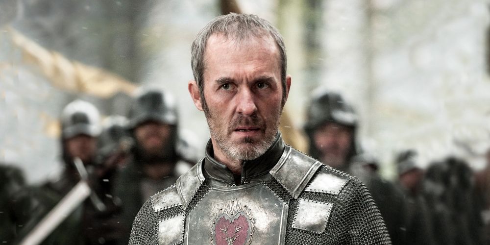 Stannis Baratheon at the Wall in Game of Thrones