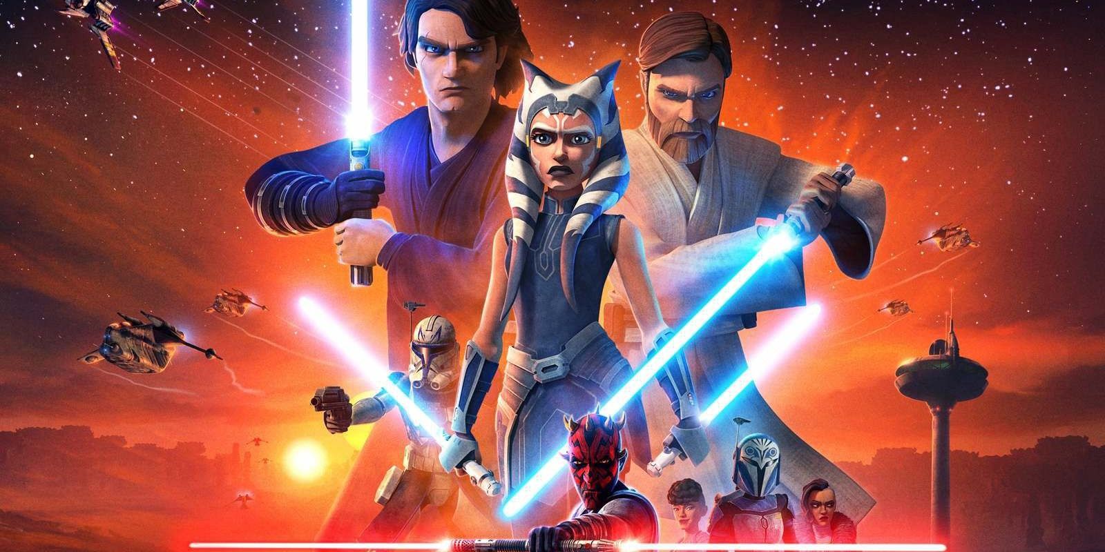Poster for the Star Wars: The Clone Wars TV series