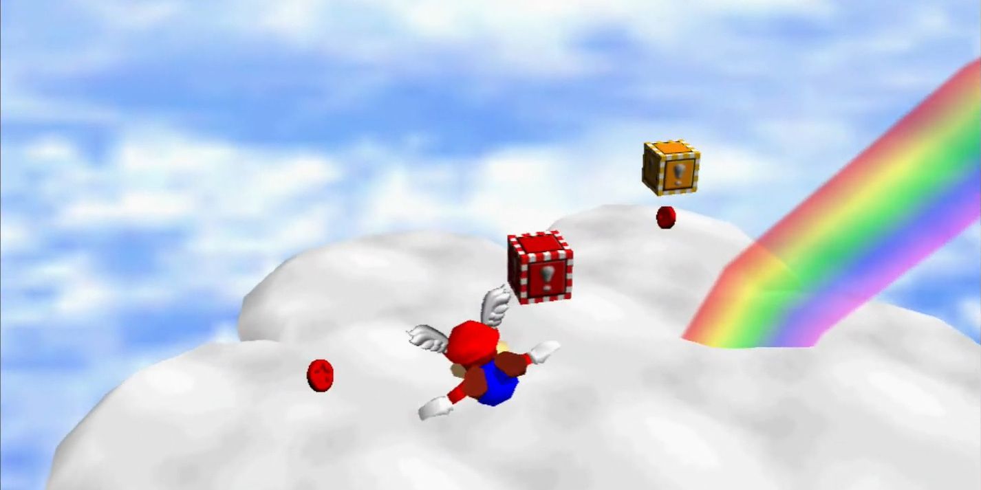 Wing Mario Over The Rainbow, a level in Super Mario 64