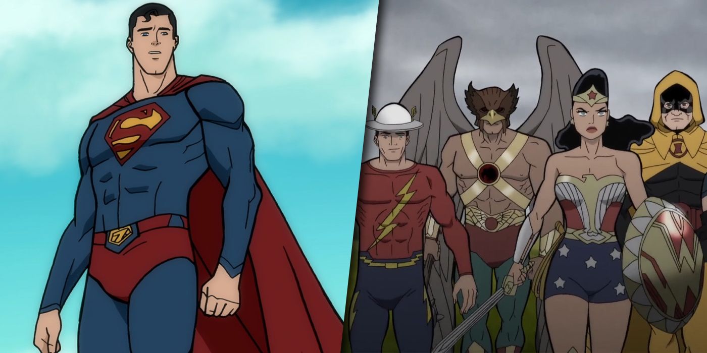 Superman and the Justice Society from the New DCAMU