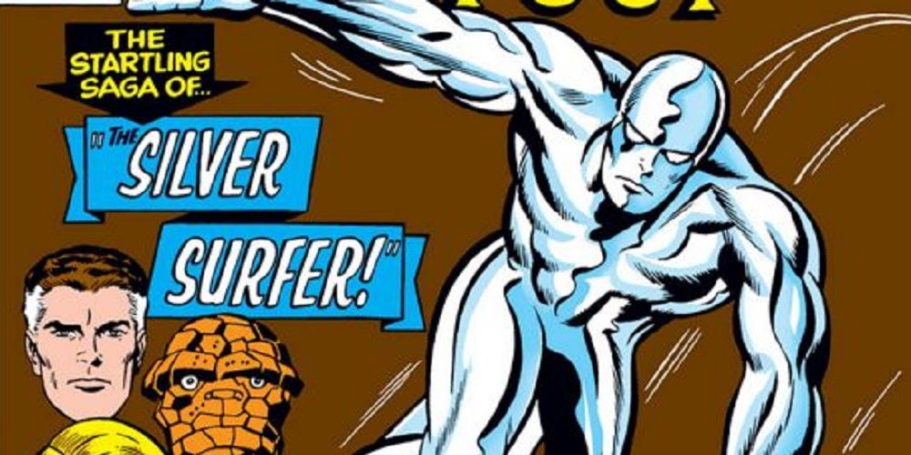 Silver Surfer in the Marvel Comics Galactus Trilogy by Jack Kirby