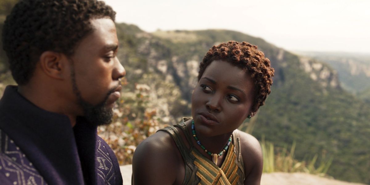 T'Challa and Nakia from Black Panther