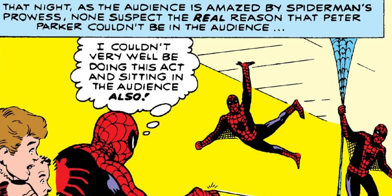Ditko Spider-Man drew The Amazing Spider-Man #1 where Spider-Man shows off powers