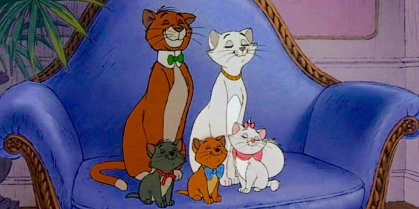 The Aristocats' main characters, cat family