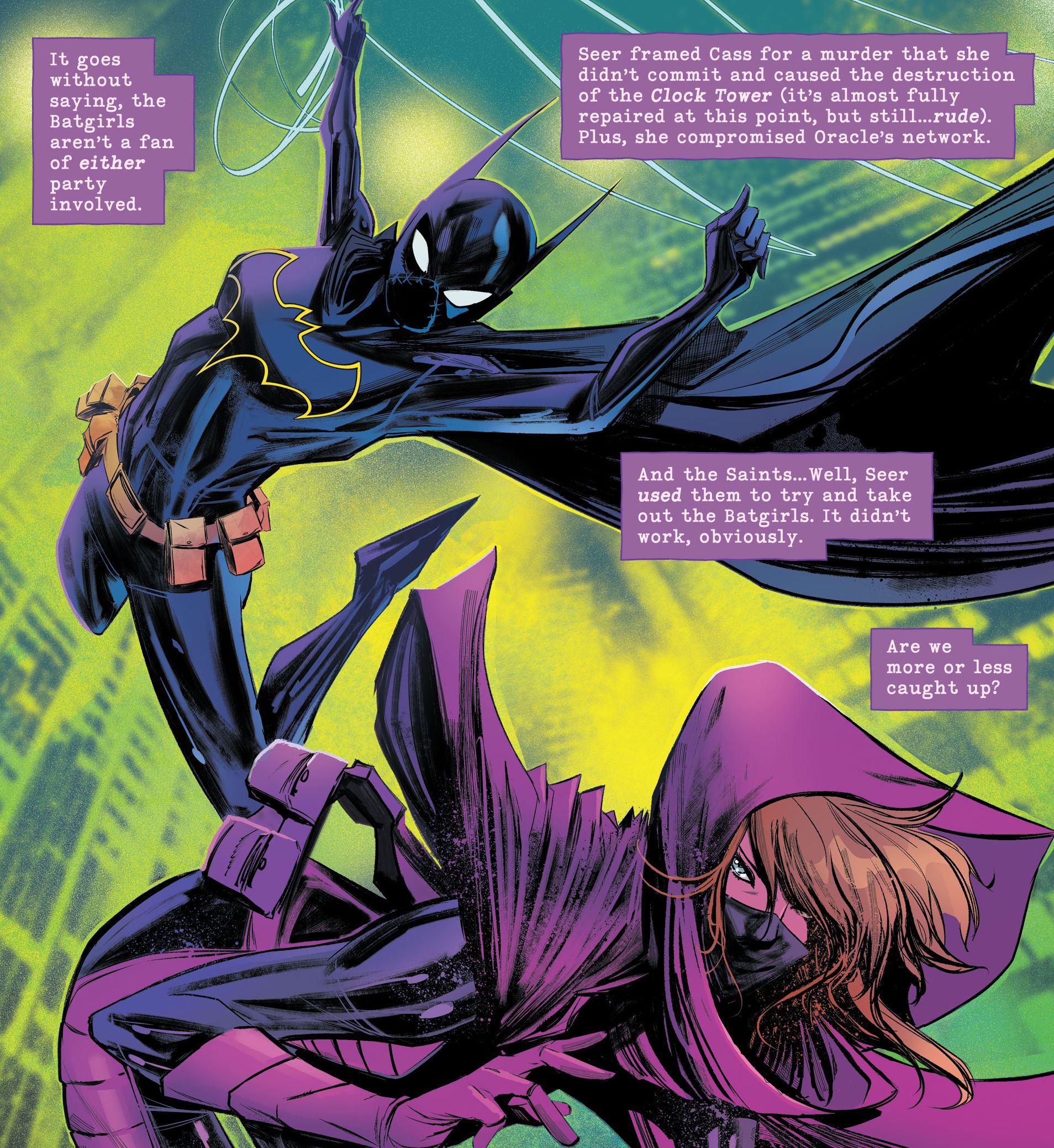 Cass, Babs, and Steph Save the Seer in DC's Batgirls #7 (Review)