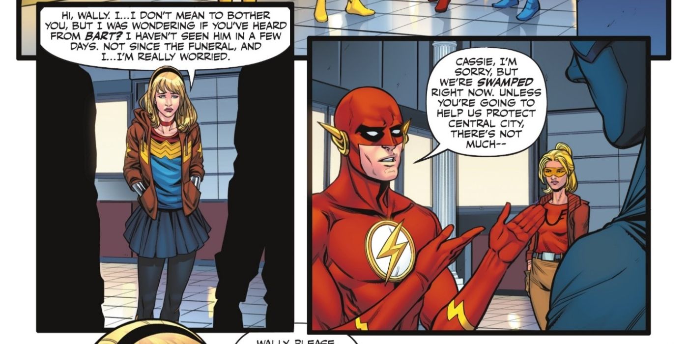The Flash Ignores Wonder Girl