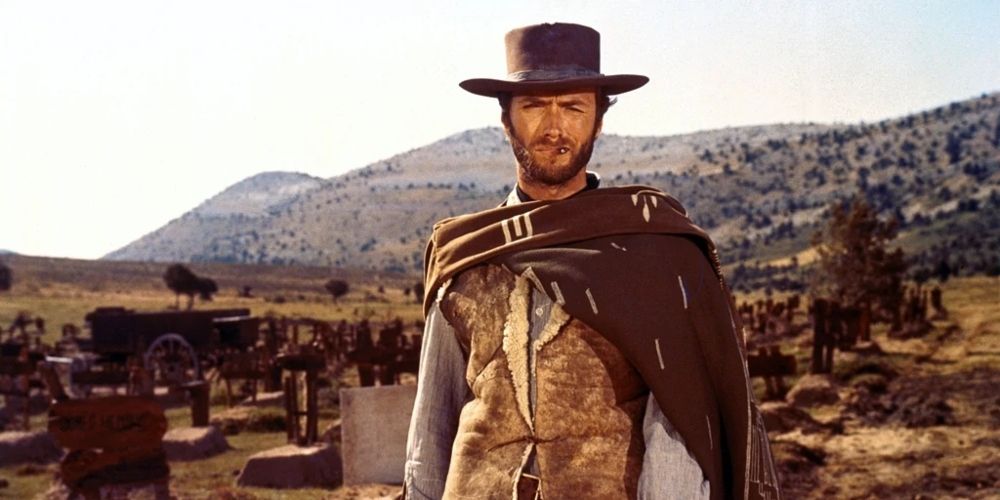 Clint Eastwood as the Man with No Name in the Dollars Trilogy