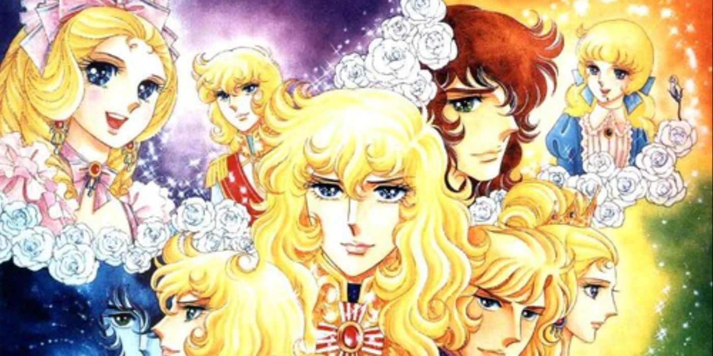 The Rose Of Versailles main cast manga art