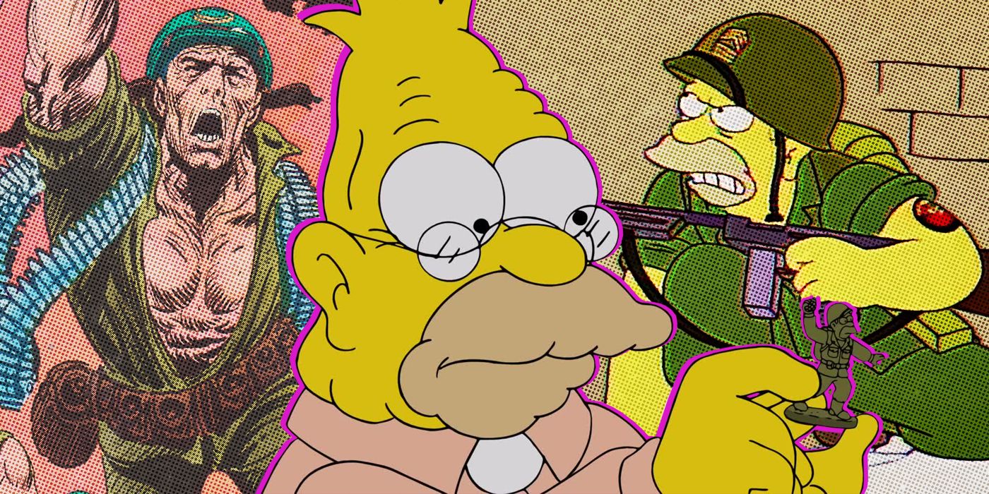 The Simpsons Grampa Sgt Rock