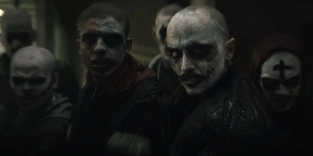 The Batman's Joker-imitating street thugs