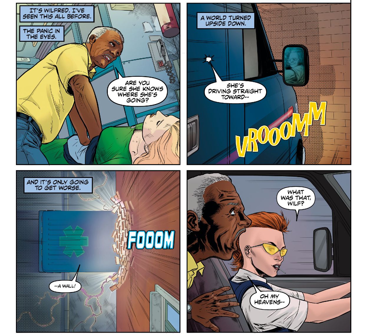 Wilfred is shocked in The Ward #1