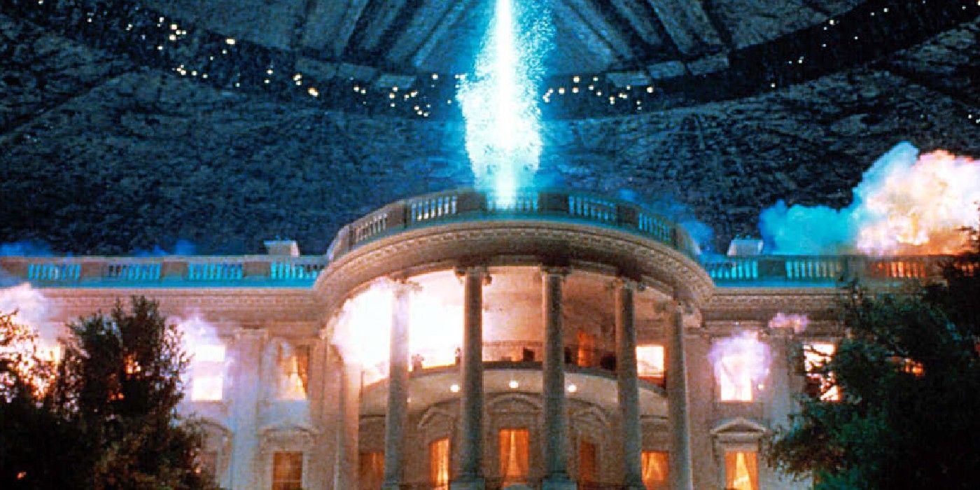 The White House Explodes In Independence Day